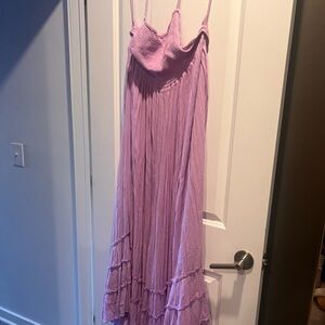 Purple free people maxi dress